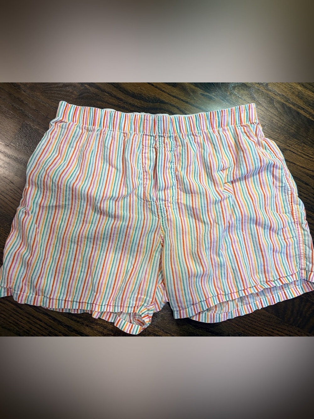 Roller Rabbit Men’s XL Multicolor Striped Cotton Boxer Shorts